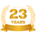 Over 23 Years<br> Expertise